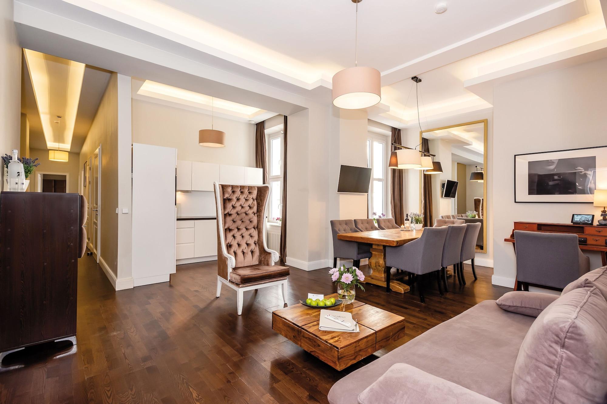 Arabel Design Apartments Berlin Exterior photo Interior of a serviced apartment in Warsaw, Poland