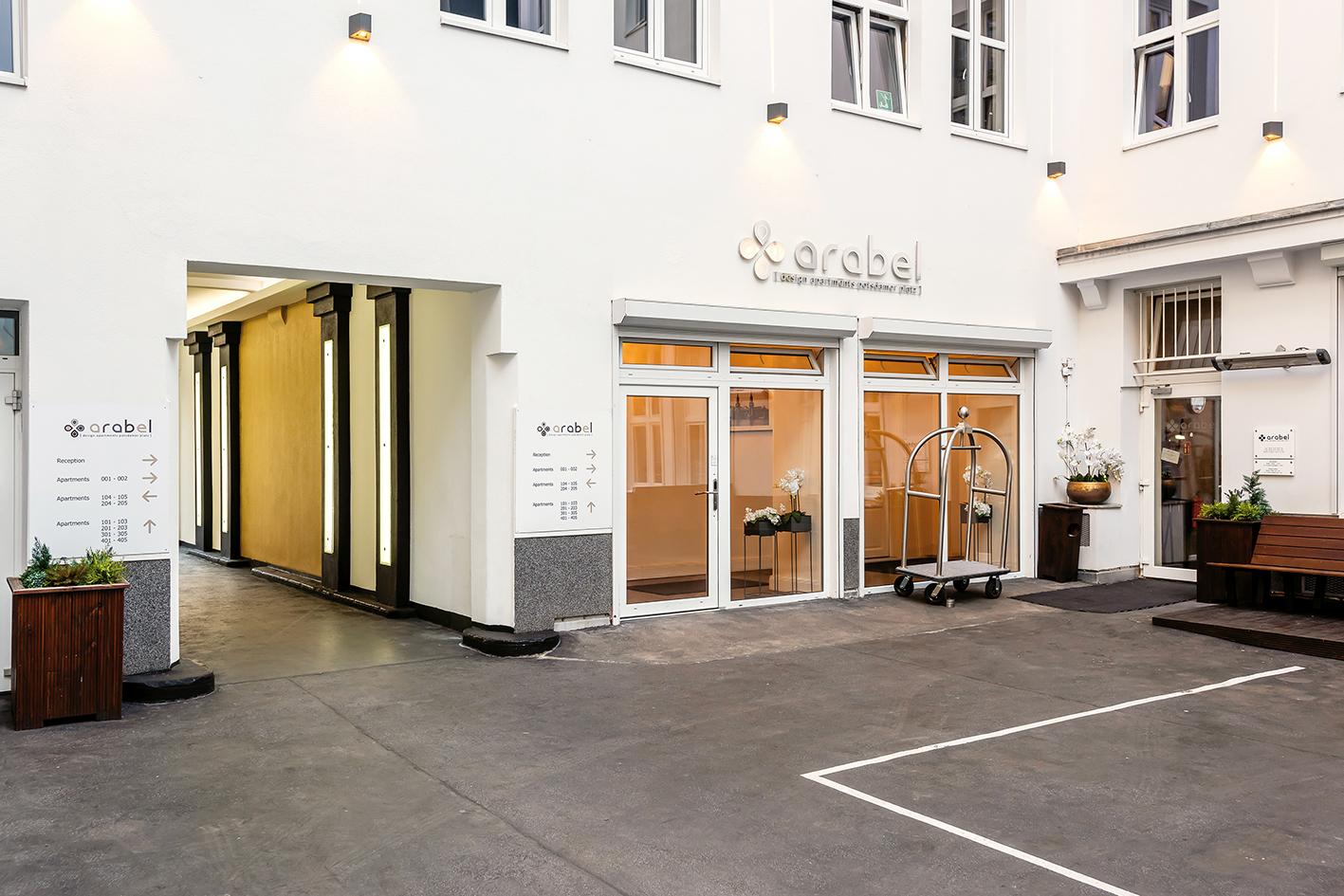 Arabel Design Apartments Berlin Exterior photo The hotel's entrance